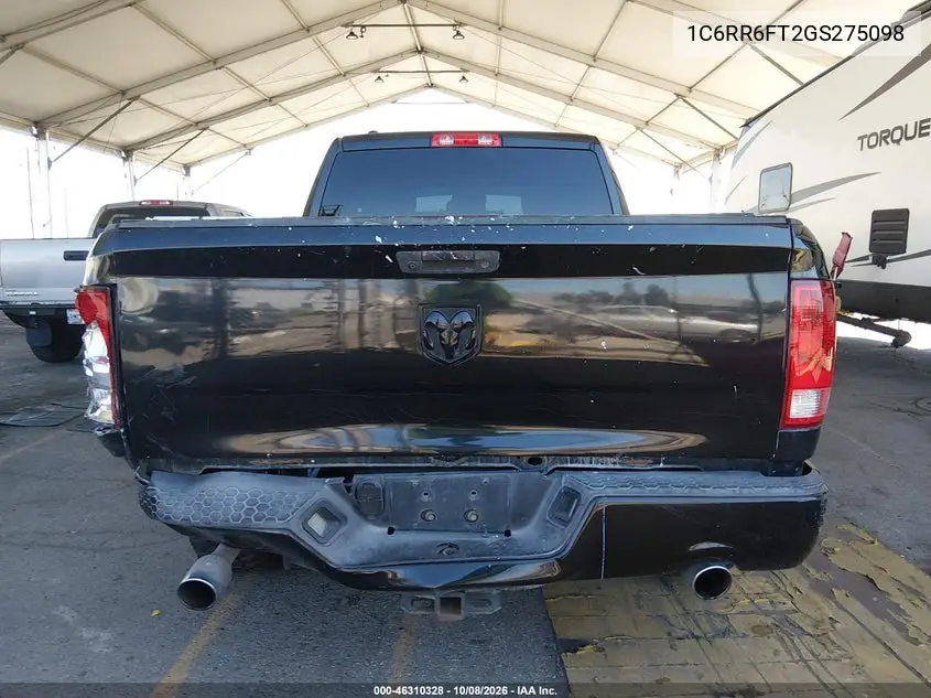 2016 RAM 1500 VIN 1C6RR6FT2GS275098 — фото 16