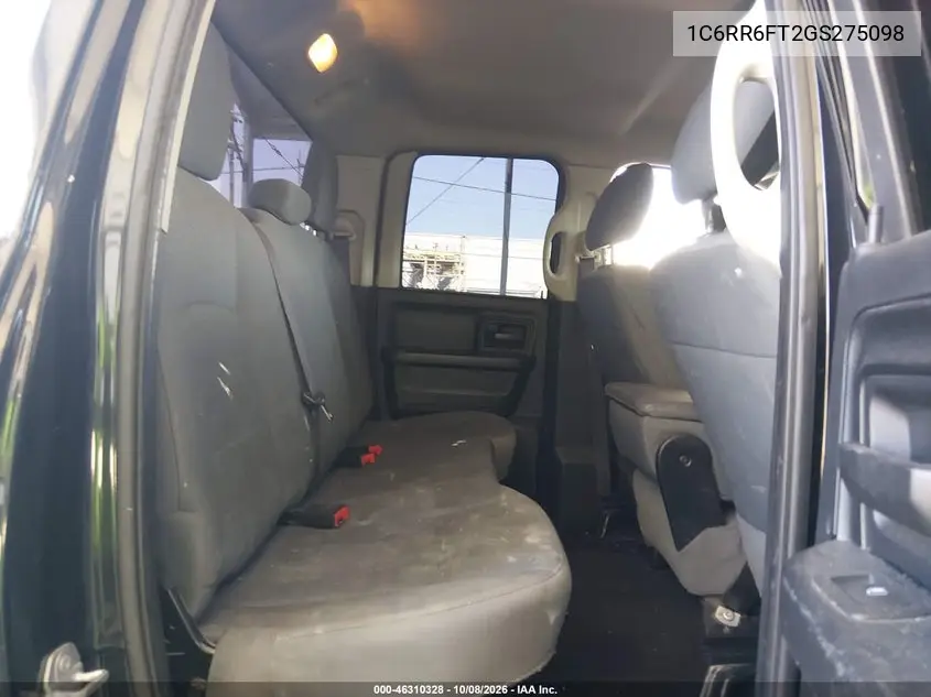 2016 RAM 1500 VIN 1C6RR6FT2GS275098 — фото 8