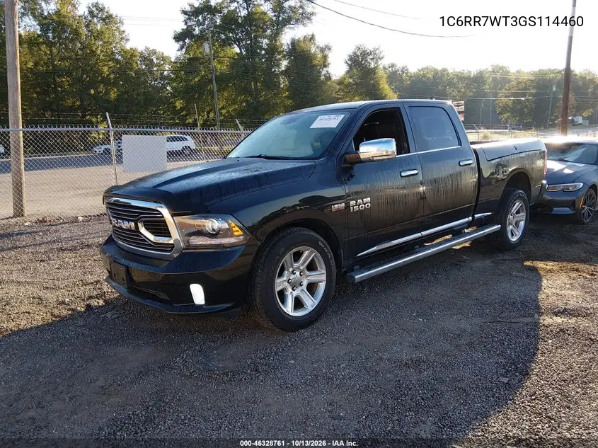 2016 RAM 1500 VIN 1C6RR7WT3GS114460 — фото 2