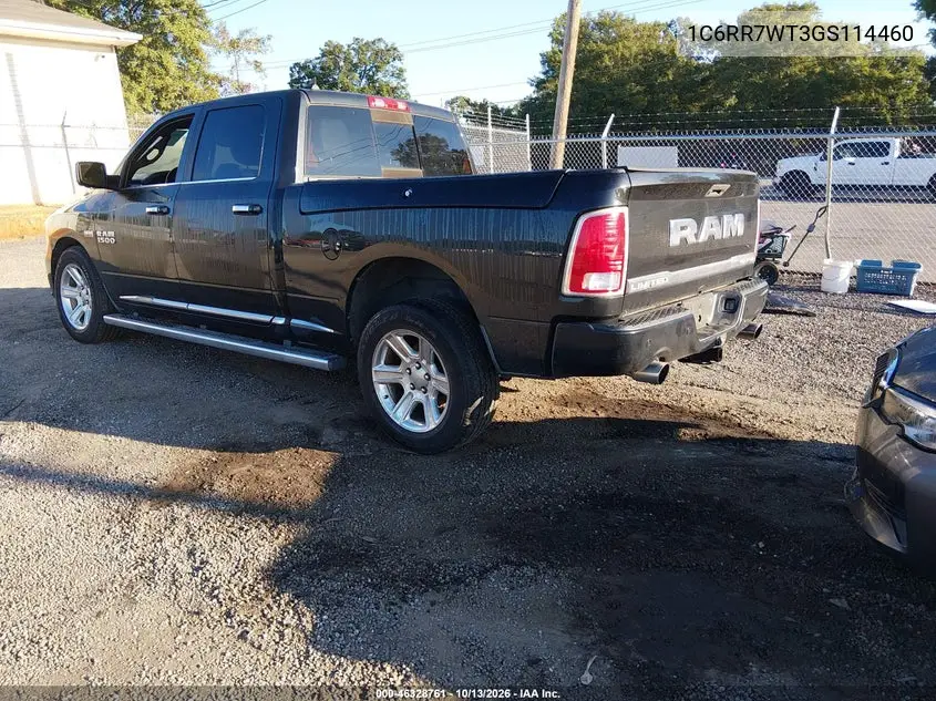 2016 RAM 1500 VIN 1C6RR7WT3GS114460 — фото 3