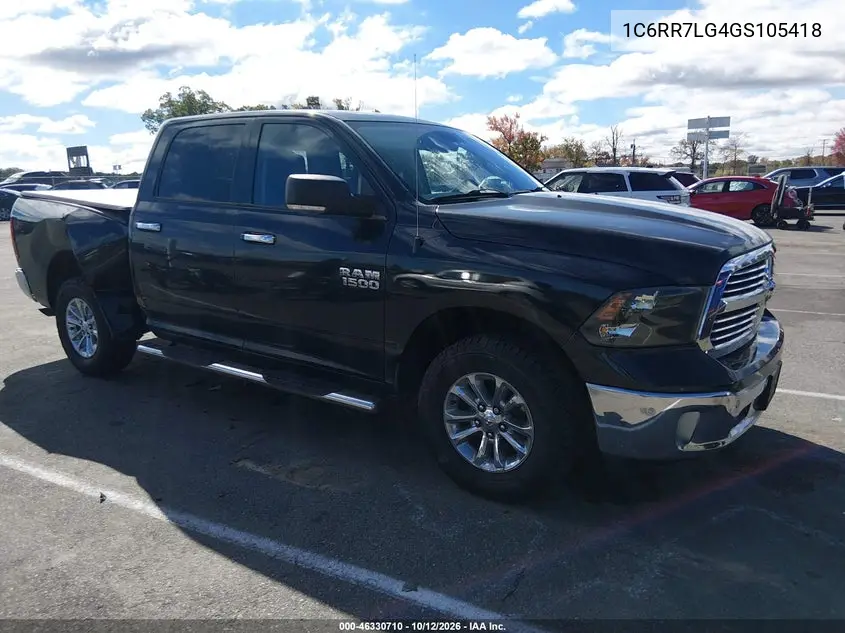 RAM 1500 2016, VIN 1C6RR7LG4GS105418