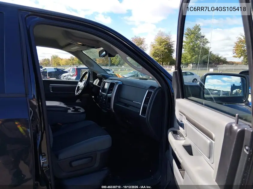 2016 RAM 1500 VIN 1C6RR7LG4GS105418 — фото 5