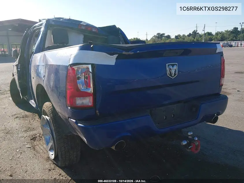 2016 RAM 1500 VIN 1C6RR6KTXGS298277 — фото 3