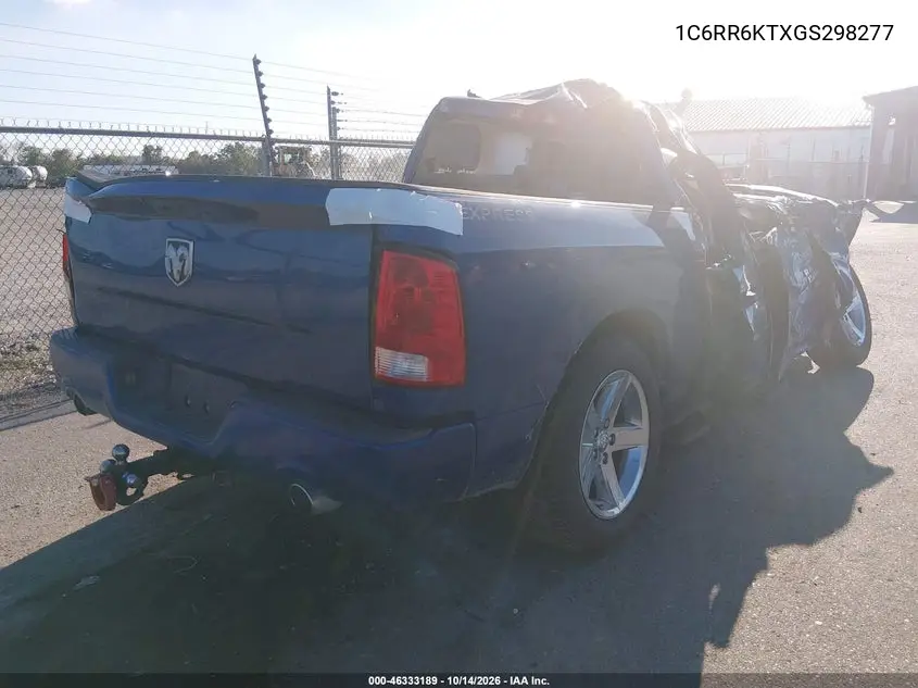 2016 RAM 1500 VIN 1C6RR6KTXGS298277 — фото 4
