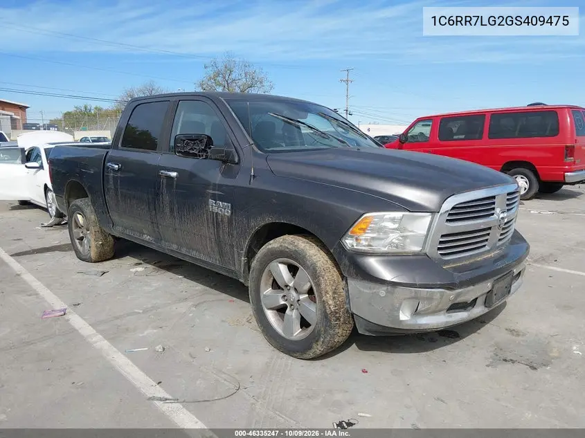 2016 RAM 1500 VIN 1C6RR7LG2GS409475 — фото 2