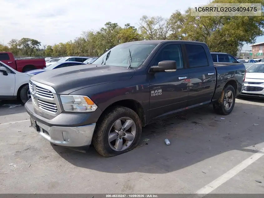 2016 RAM 1500 VIN 1C6RR7LG2GS409475 — фото 3