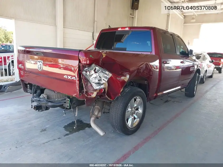 2016 RAM 1500 VIN 1C6RR7LG4GS370808 — фото 4