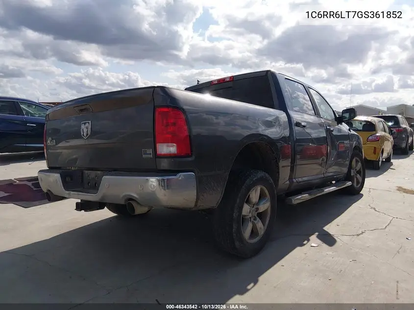 2016 RAM 1500 VIN 1C6RR6LT7GS361852 — фото 4