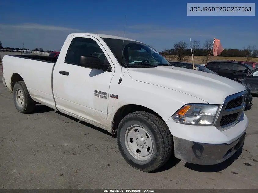 RAM 1500 2016, VIN 3C6JR6DT2GG257563