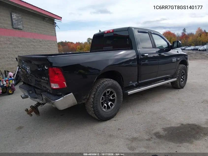 2016 RAM 1500 VIN 1C6RR7GT8GS140177 — фото 4
