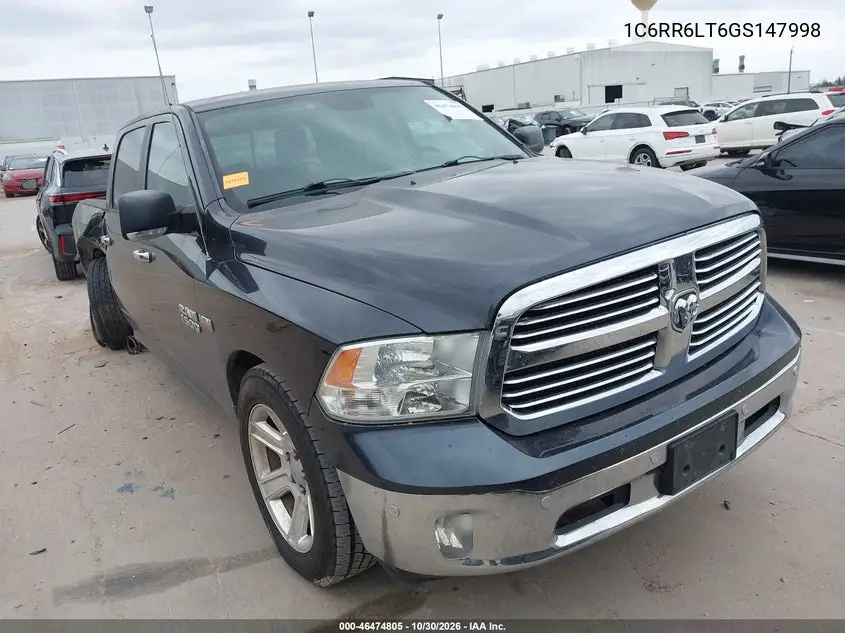 RAM 1500 2016, VIN 1C6RR6LT6GS147998