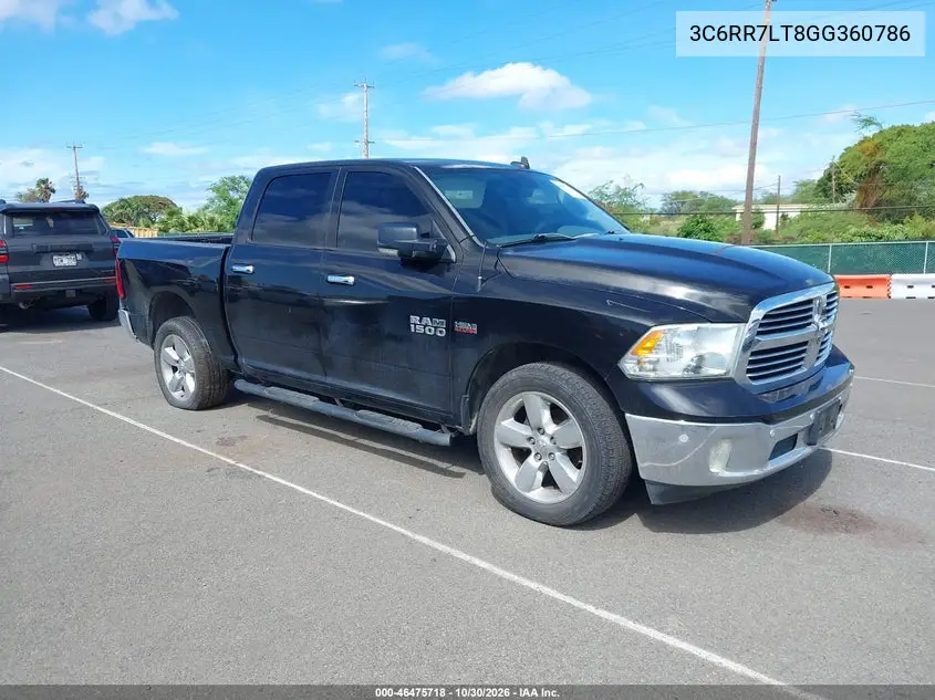 RAM 1500 2016, VIN 3C6RR7LT8GG360786
