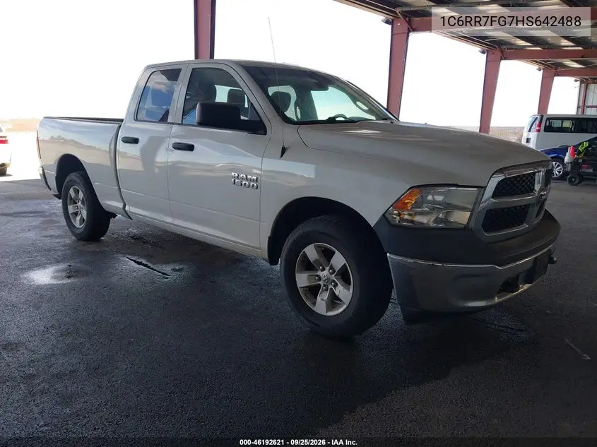 RAM 1500 2017, VIN 1C6RR7FG7HS642488