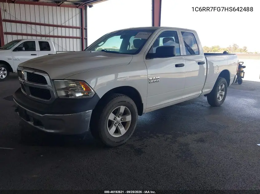 2017 RAM 1500 VIN 1C6RR7FG7HS642488 — фото 2