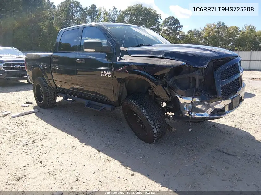 2017 RAM 1500 VIN 1C6RR7LT9HS725308 — фото 1