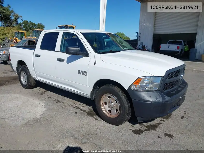 RAM 1500 2017, VIN 1C6RR6KG4HS819921
