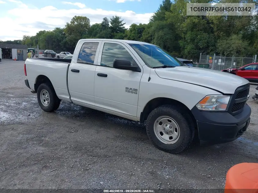 RAM 1500 2017, VIN 1C6RR7FG6HS610342
