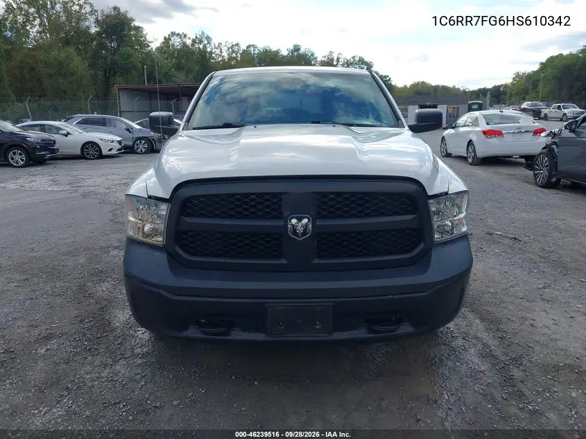 2017 RAM 1500 VIN 1C6RR7FG6HS610342 — фото 11
