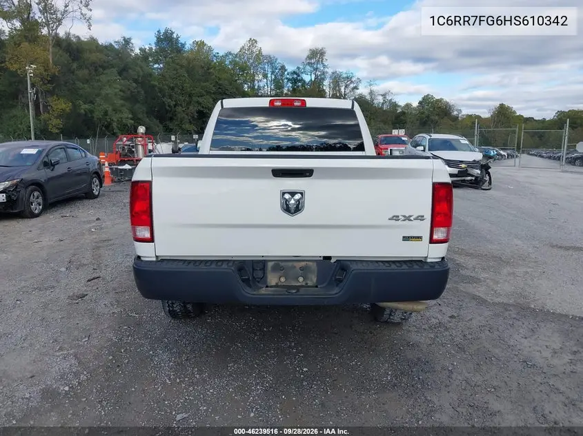 2017 RAM 1500 VIN 1C6RR7FG6HS610342 — фото 15