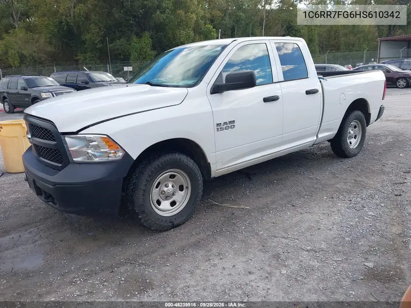2017 RAM 1500 VIN 1C6RR7FG6HS610342 — фото 2