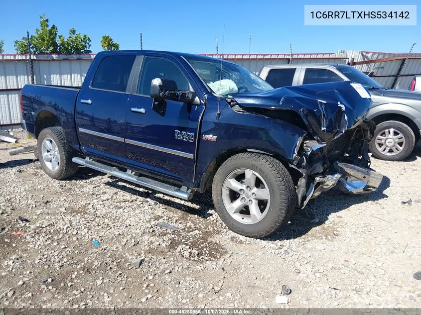 RAM 1500 2017, VIN 1C6RR7LTXHS534142