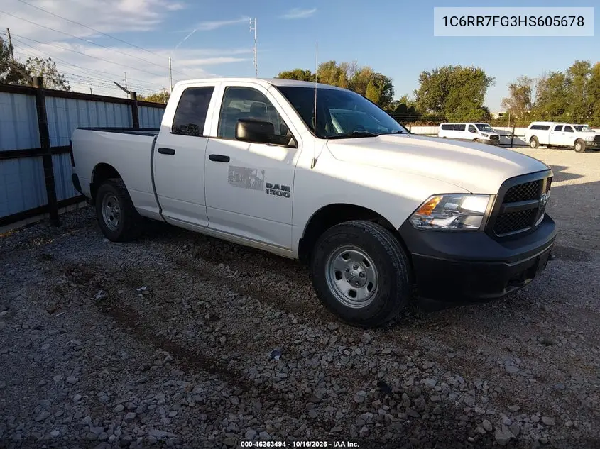RAM 1500 2017, VIN 1C6RR7FG3HS605678