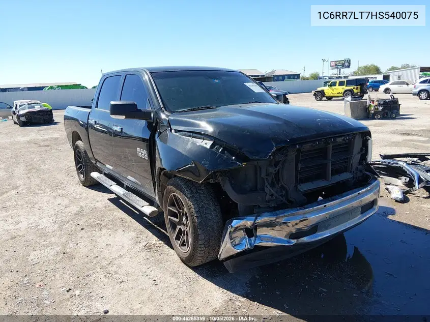 RAM 1500 2017, VIN 1C6RR7LT7HS540075