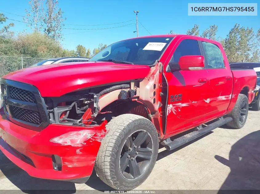 2017 RAM 1500 VIN 1C6RR7MG7HS795455 — фото 6