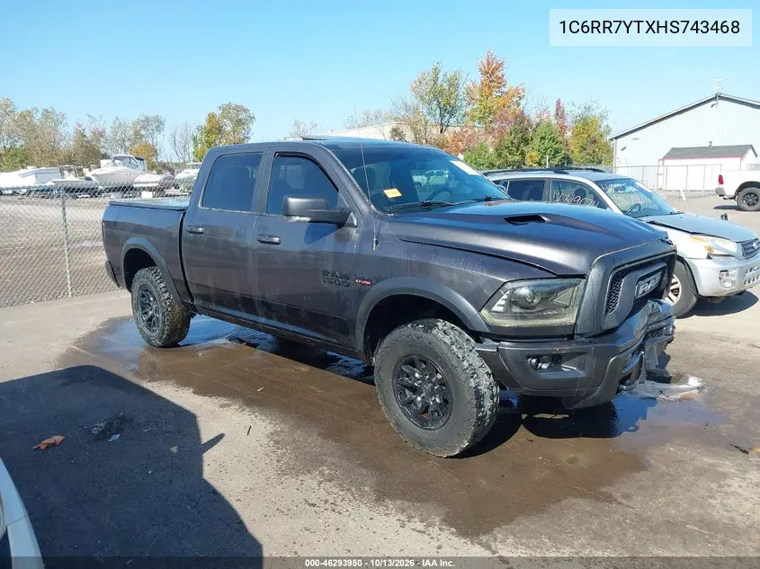 RAM 1500 2017, VIN 1C6RR7YTXHS743468