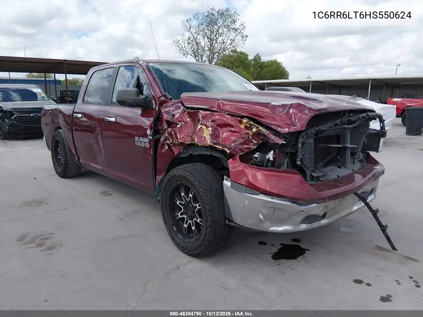 RAM 1500 2017, VIN 1C6RR6LT6HS550624