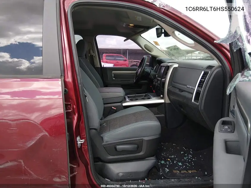 2017 RAM 1500 VIN 1C6RR6LT6HS550624 — фото 5