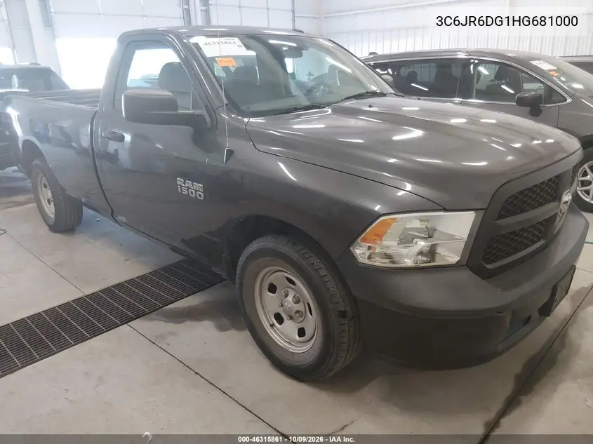 RAM 1500 2017, VIN 3C6JR6DG1HG681000