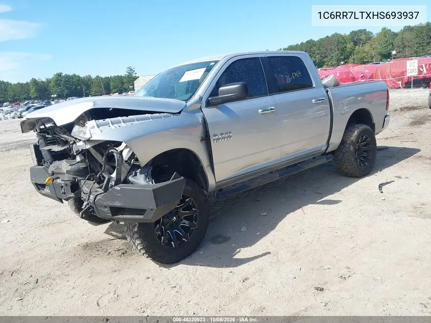 2017 RAM 1500 VIN 1C6RR7LTXHS693937 — фото 2