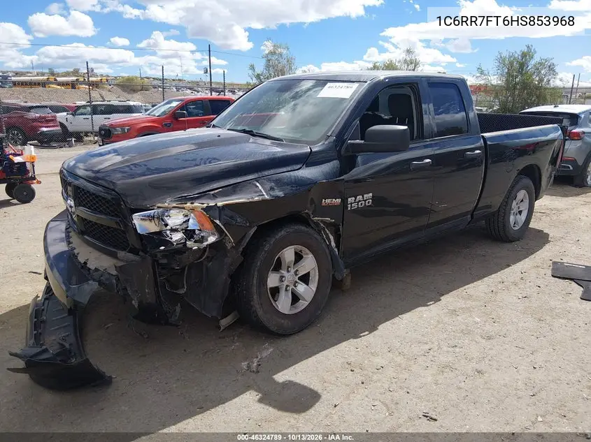 2017 RAM 1500 VIN 1C6RR7FT6HS853968 — фото 2