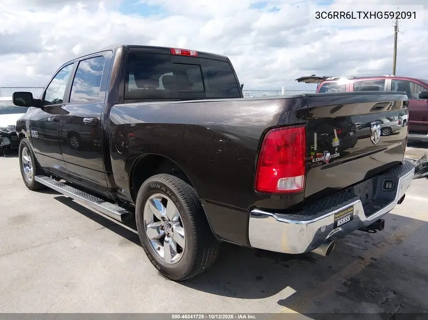 2017 RAM 1500 VIN 3C6RR6LTXHG592091 — фото 3