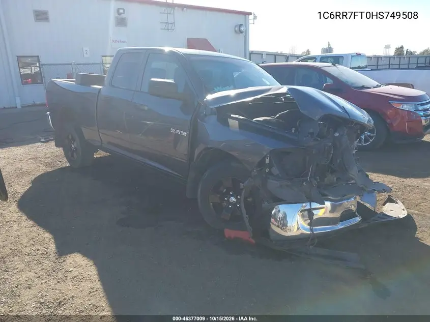 RAM 1500 2017, VIN 1C6RR7FT0HS749508