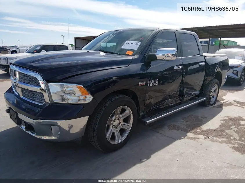 2017 RAM 1500 VIN 1C6RR6LT9HS636705 — фото 2