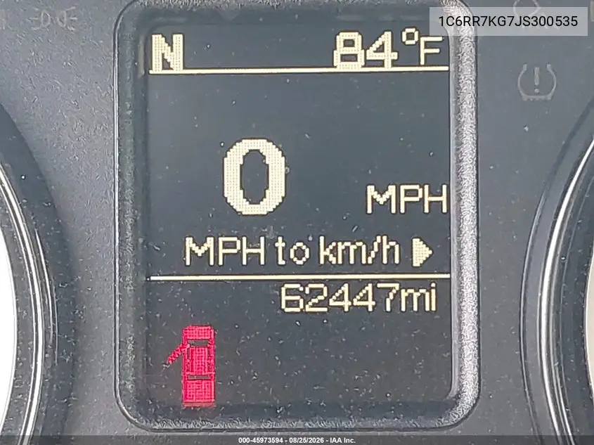 2018 RAM 1500 VIN 1C6RR7KG7JS300535 — фото 18