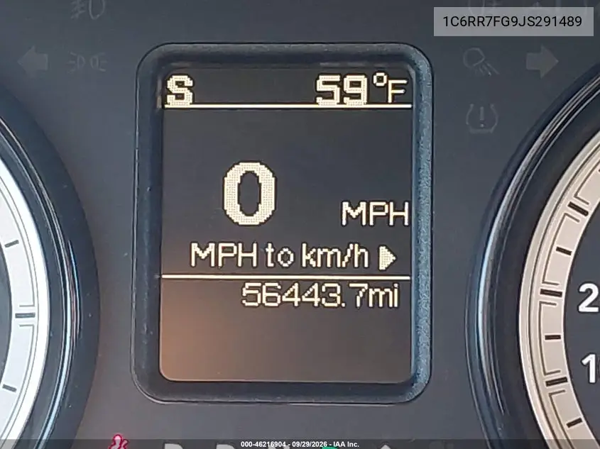 2018 RAM 1500 VIN 1C6RR7FG9JS291489 — фото 17