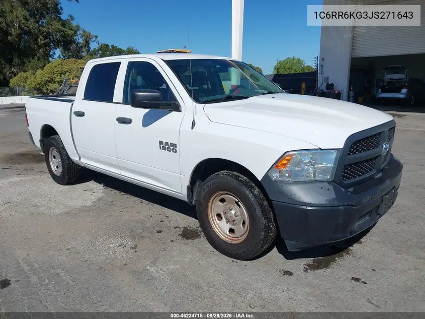 RAM 1500 2018, VIN 1C6RR6KG3JS271643