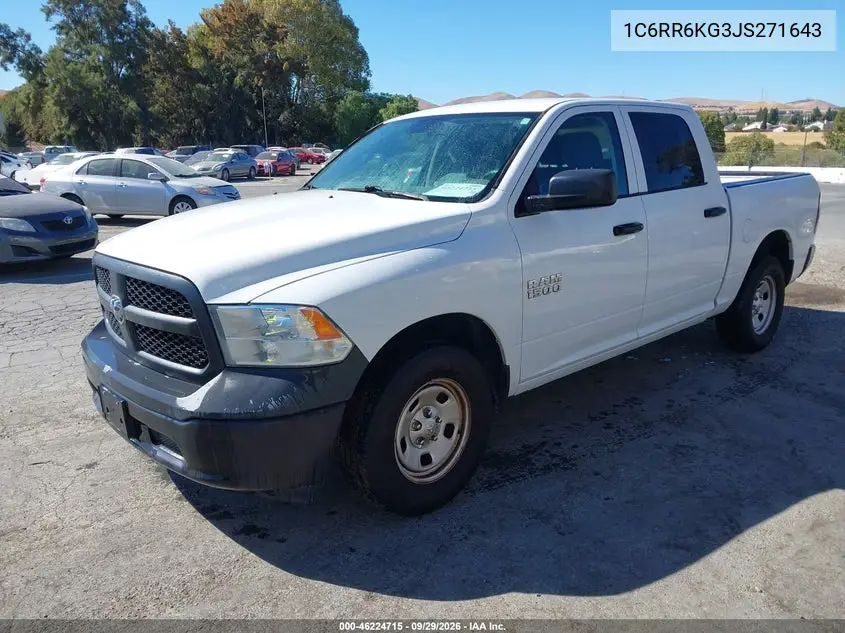 2018 RAM 1500 VIN 1C6RR6KG3JS271643 — фото 2