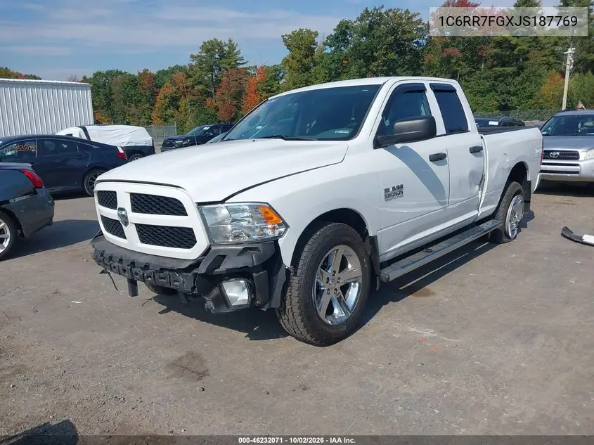 2018 RAM 1500 VIN 1C6RR7FGXJS187769 — фото 2