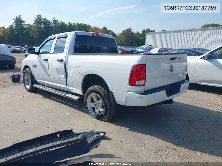 2018 RAM 1500 VIN 1C6RR7FGXJS187769 — фото 3