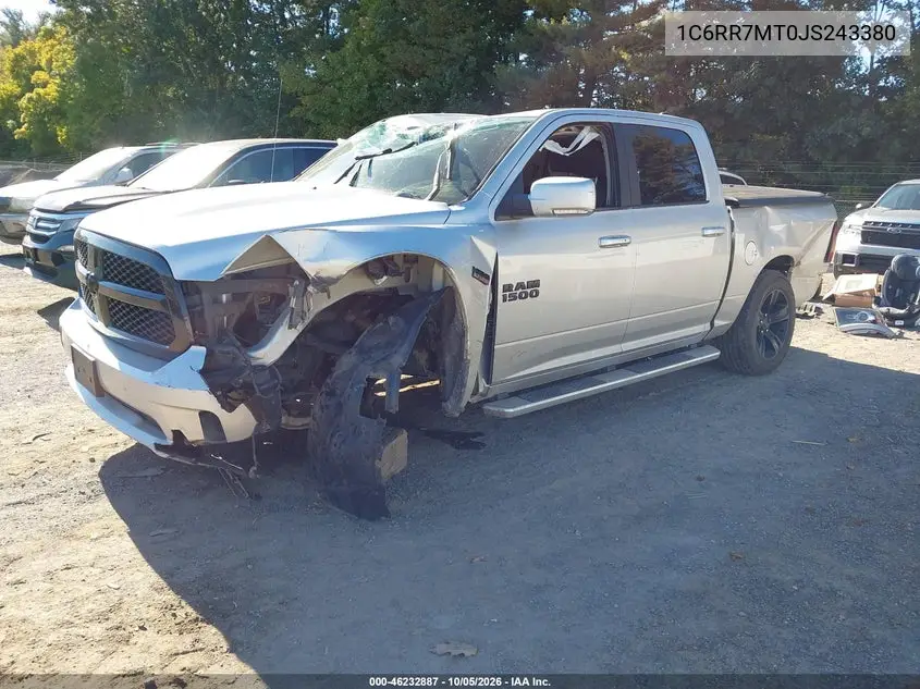 2018 RAM 1500 VIN 1C6RR7MT0JS243380 — фото 2