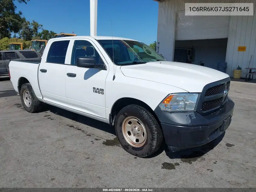 RAM 1500 2018, VIN 1C6RR6KG7JS271645