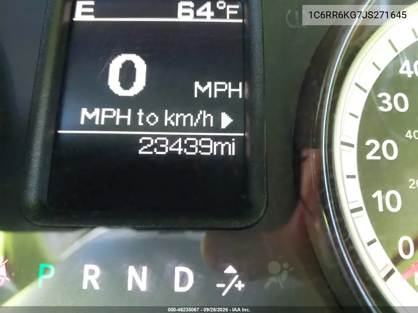 2018 RAM 1500 VIN 1C6RR6KG7JS271645 — фото 21