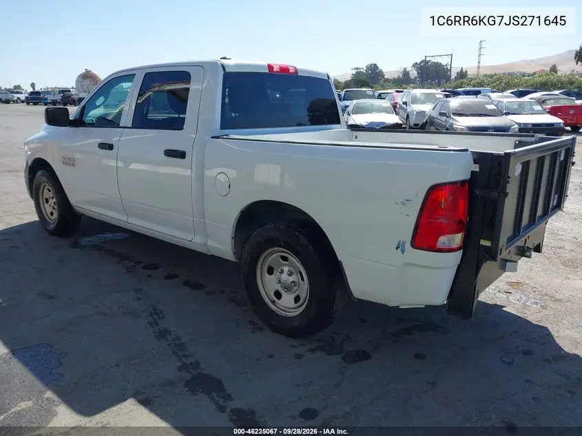 2018 RAM 1500 VIN 1C6RR6KG7JS271645 — фото 3