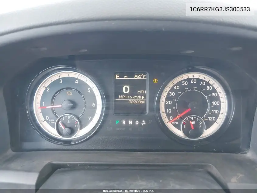 2018 RAM 1500 VIN 1C6RR7KG3JS300533 — фото 7