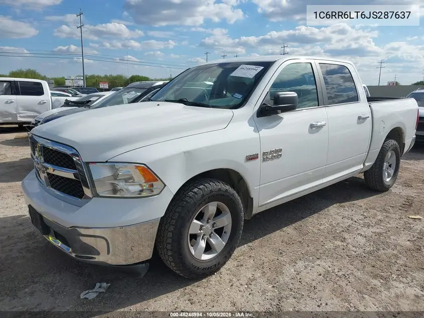 2018 RAM 1500 VIN 1C6RR6LT6JS287637 — фото 2