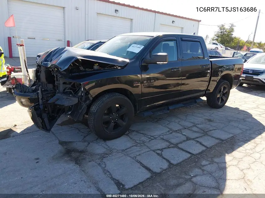 2018 RAM 1500 VIN 1C6RR7LT5JS163686 — фото 2